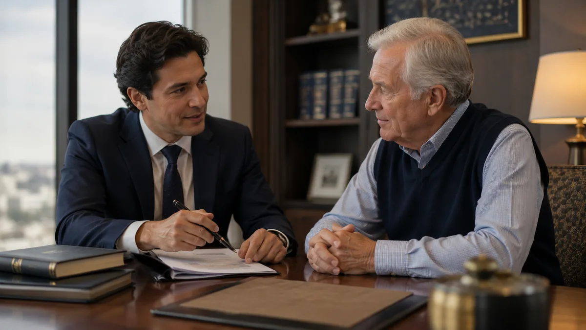 Abogado de Schneider Abogados asesorando en planificación sucesoria