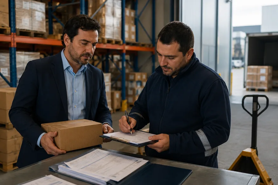 Recepción de mercaderías con firma de guía de despacho, acuse de recibo Ley 19.983